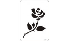 Malířská šablona Mini Rose 225 Růže